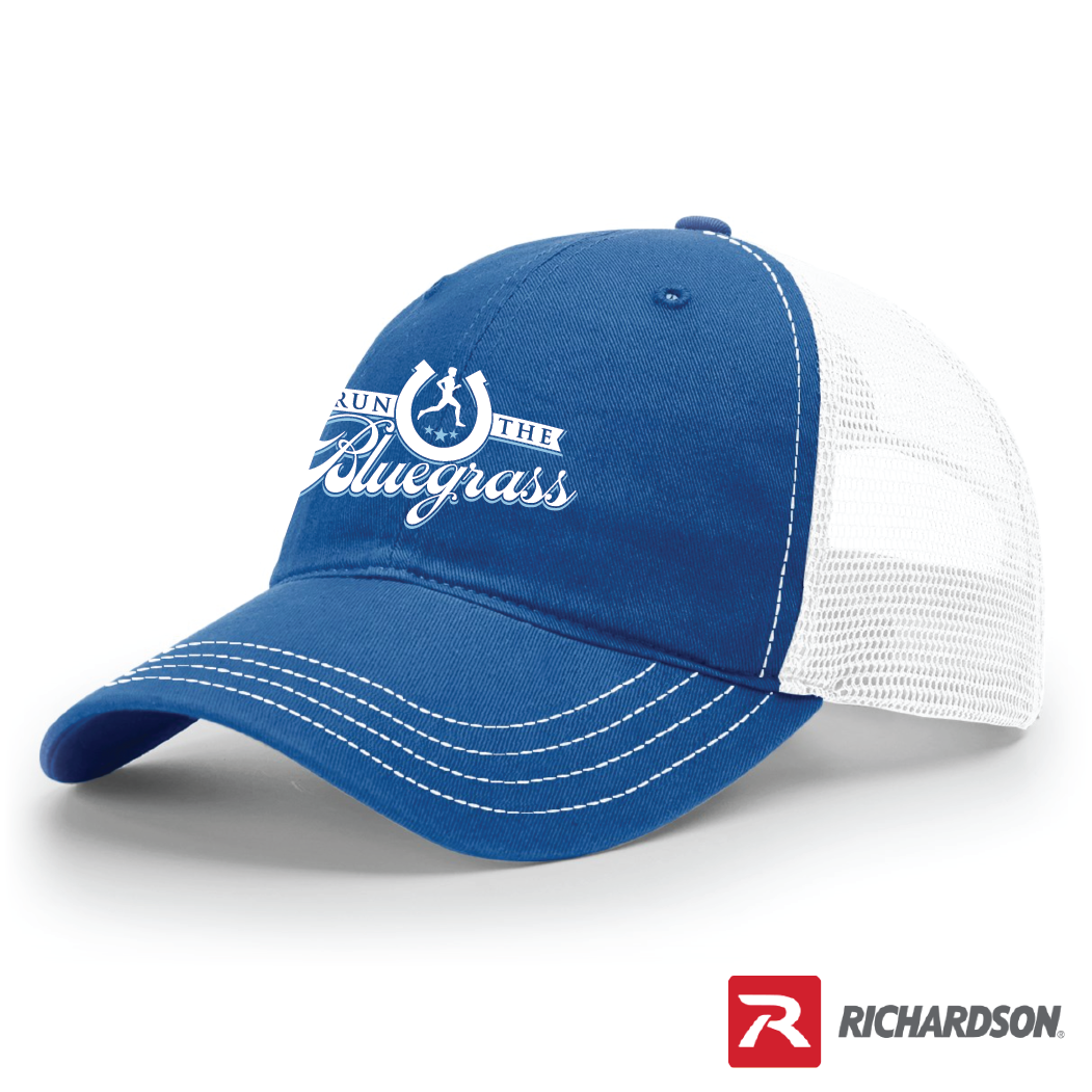 Royal Blue Washed & Relaxed Trucker Cap from Richardson