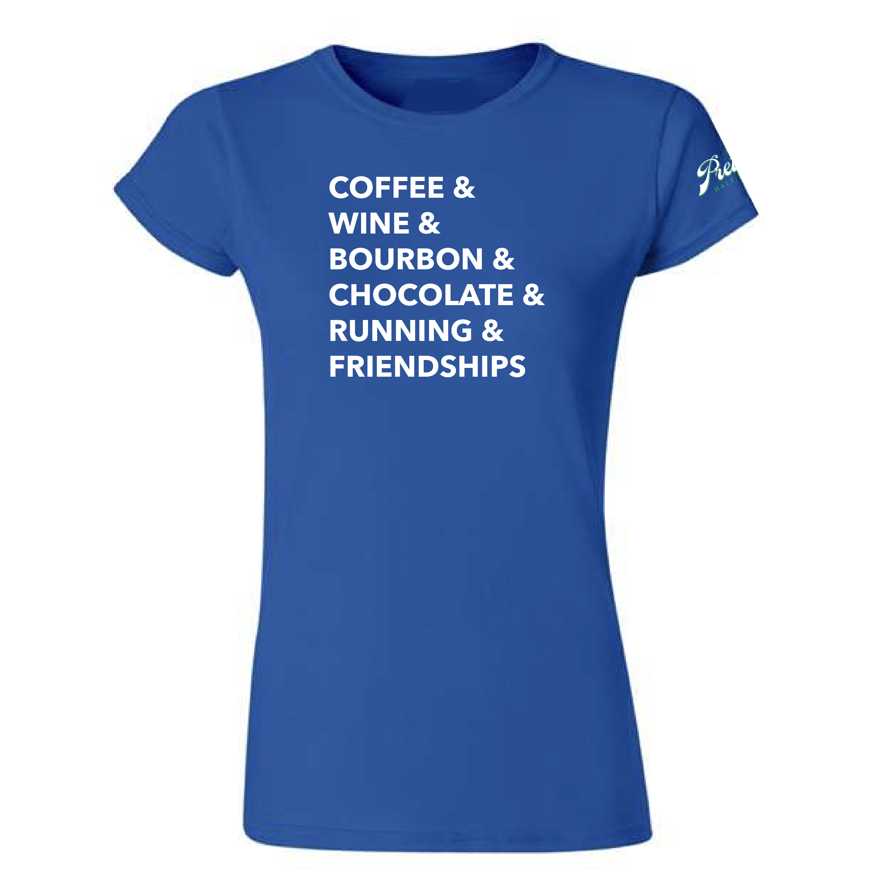 Women's Soft Tee in Royal Blue ("All The Things")